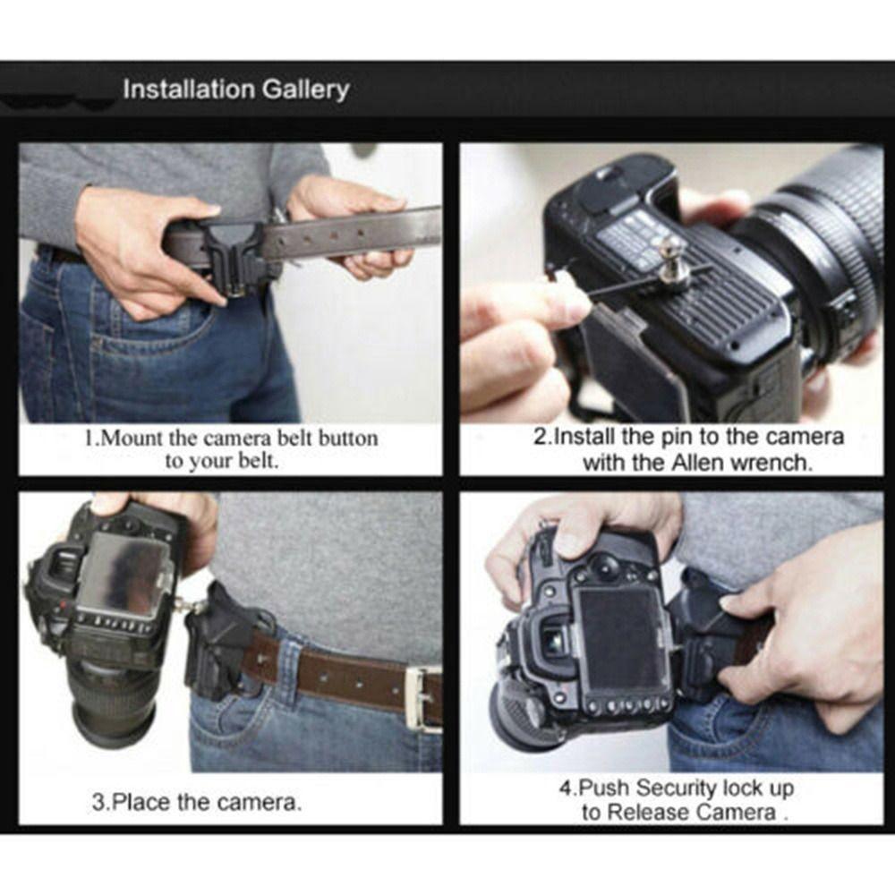 Camera Fast Loading Belt Waist Hanger Camera Belt Button Waist Belt Buckle Camera Button Buckle