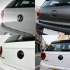 rsq1 VW Car Styling Front Logo Grille Badge Trunk Badge Car Replacement Accessories For Volkswagen Polo 2019 2020 2021 2022 2023 2024