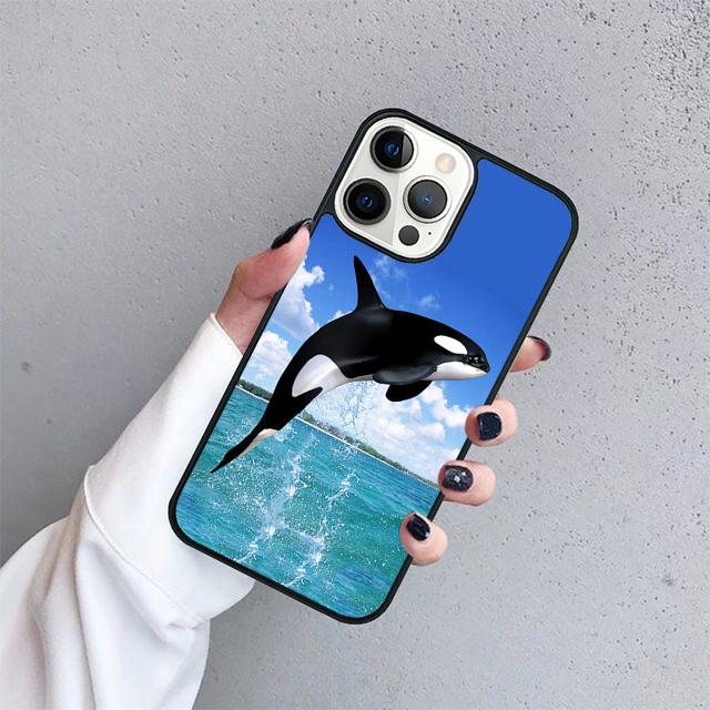 Новинка Чехол-ракушка Косатка Для iPhone 17 Air 15 16 14 13 12 Pro Max 11 Pro Max Plus Чехол для телефона