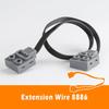 Technic Power-Functions Extension Wire (9.8 inches) 8886 (5 Piece) Compatible with Lego-Motor MOC Technic-Parts