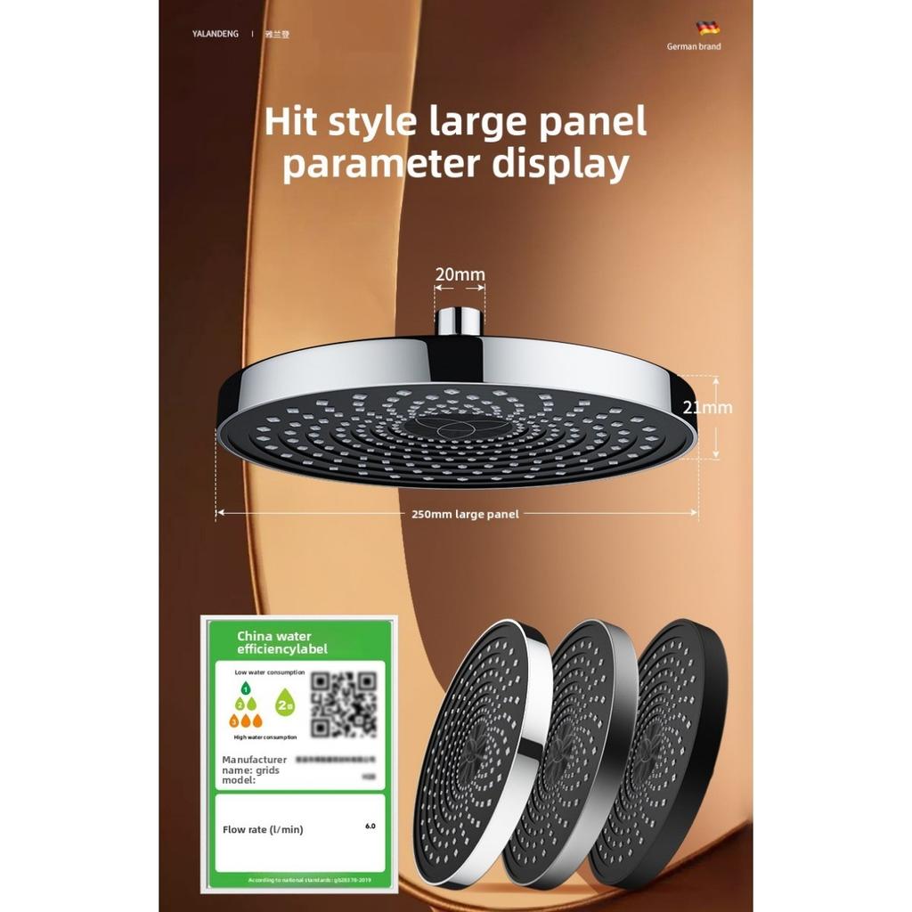 Верхний распылитель, душевая лейка с большим объемом воды под давлением, душевая лейка с одной головкой под давлением для душа, бытовая душевая лейка