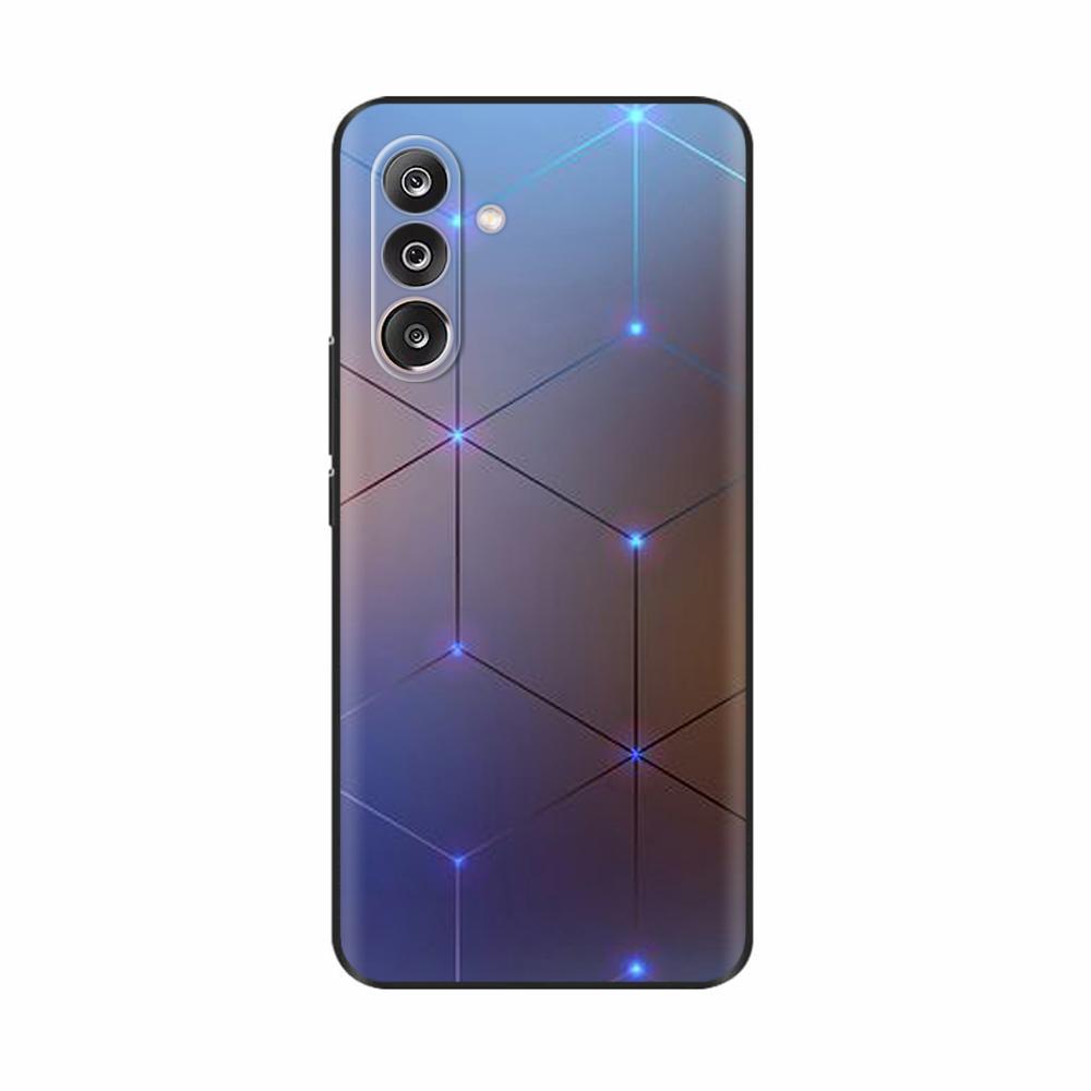 Чехол для Samsung M36 5G M366B Милые Цветы Кот Расписной Ударопрочный Силиконовый Задний Чехол Для Телефонов Samsung Galaxy M36 M35 M34