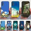 Мультяшный чехол для телефона Т-Тоторо-ЕС для Samsung S25, S24, S23, S22, S20, S21, S10, Ultra, Plus, Lite, FE, Мягкий силиконовый черный чехол