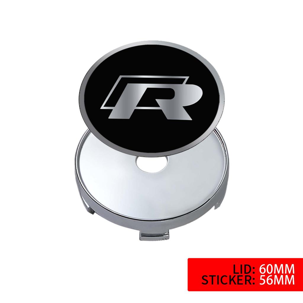 Для VW Volkswagen Jetta MK5 Golf 4 шт. 60 мм / 63 мм / 68 мм Центральные колпаки колес автомобиля Покрышки для дисков колес Автоаксессуары Для Volkswagen