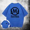 Mamba Memorial Short Sleeve T-Shirt Men's Lakers Black Mamba Teen High School Student Basketball Training Suit