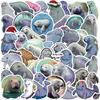 50PCS Cute Cartoon Manatee Stickers DIY Diary Laptop Luggage Skateboard Graffiti Animals Stickers Decals Fun Classic Toys