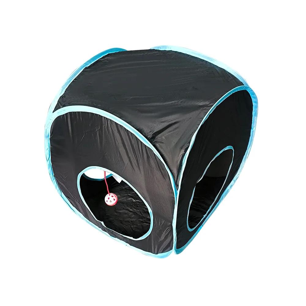 Товары для животных Cat S Pass Play Tunnel Складной туннель для кошек Cat Tunnel Игрушка для кошек Дышащая дрель-ствол для дома Громкий