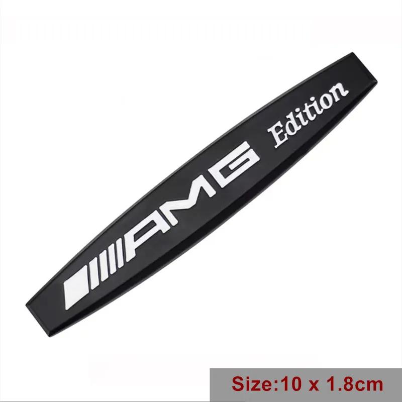 GLC GLB 1pcs 3D Metal Car Rear Trunk Bumper Emblem Side Fender Logo Sticker For MercedesBenz AMG W204 W205 W210 W211 W212 W213