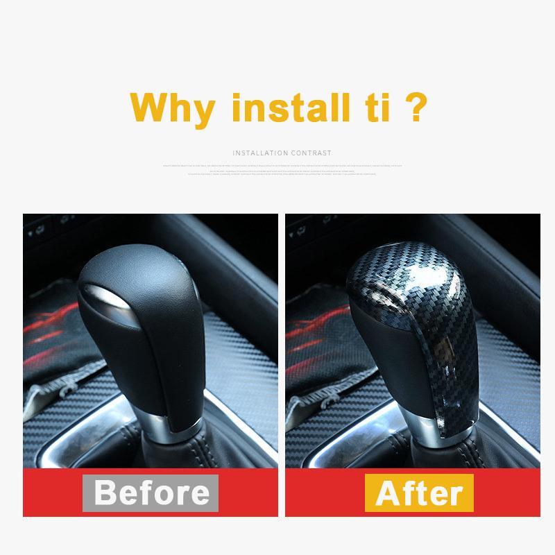 Автомобильная ручка переключения передач, крышка, ручка переключения передач, накладка, наклейка для Mazda CX-5 CX5 CX 5 2017 2018, аксессуары