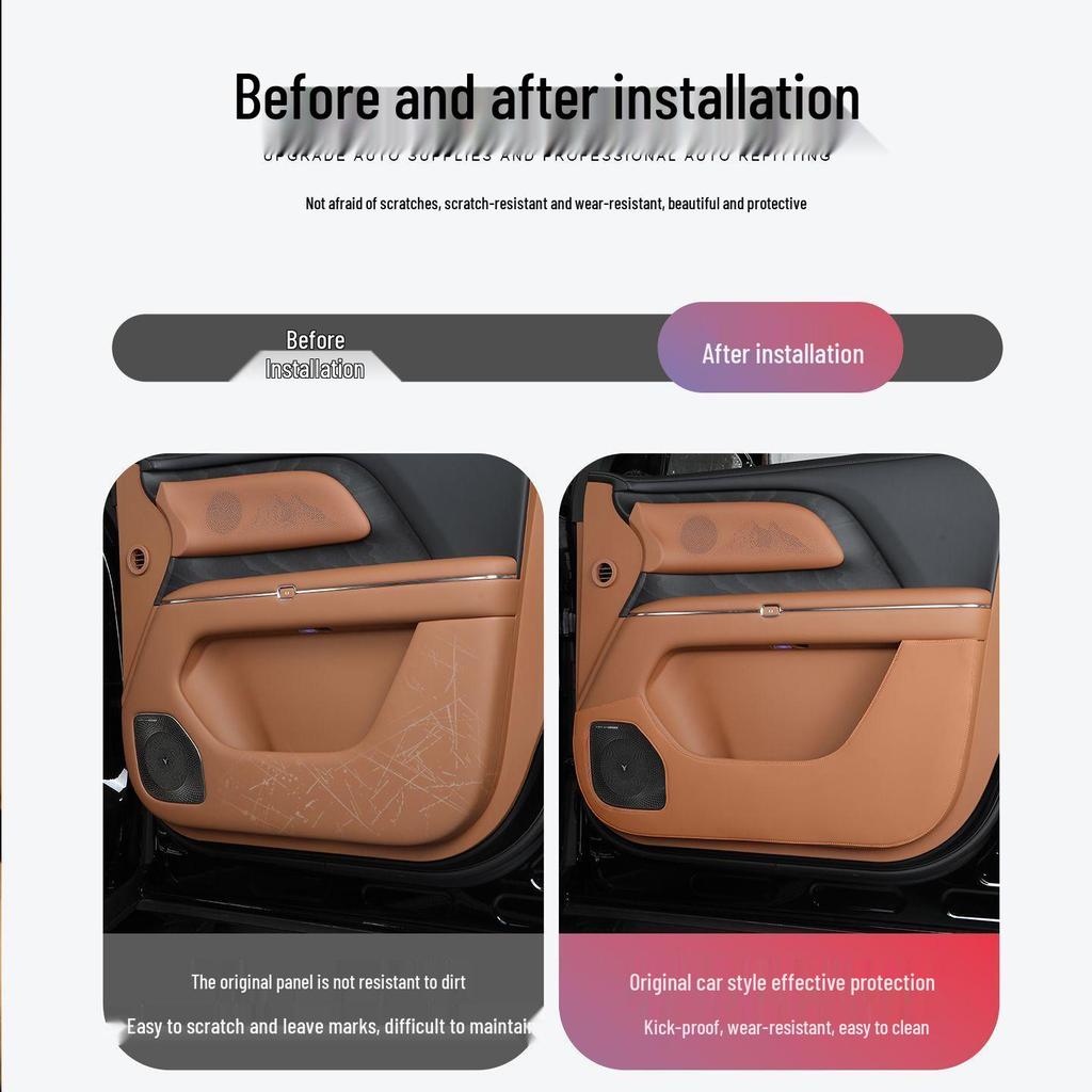 Lantu Tianshan Car Door Kick Mats: Scratch Protection for 26 Models