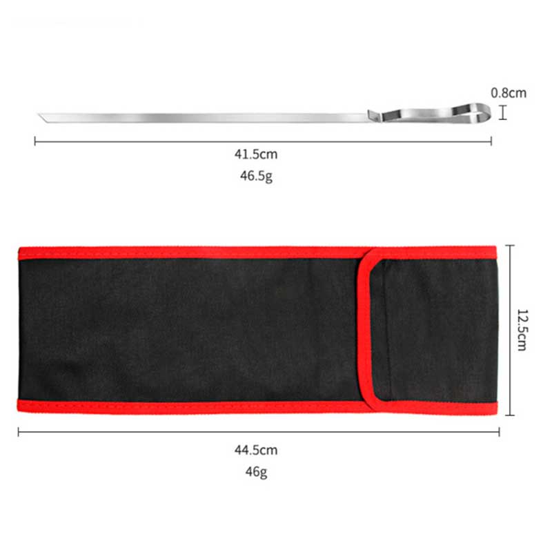 Барбекю, набор вилок для барбекю, 10 шампуров и 1 пара подставок для шампуров, нержавеющая сталь 304, универсальные аксессуары для гриля, инструменты для барбекю BBQ Party Bonfire Party.