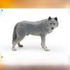 Realistic Animal Wolf Figurine Pvc Collectible Toy For Kids Learning And Play