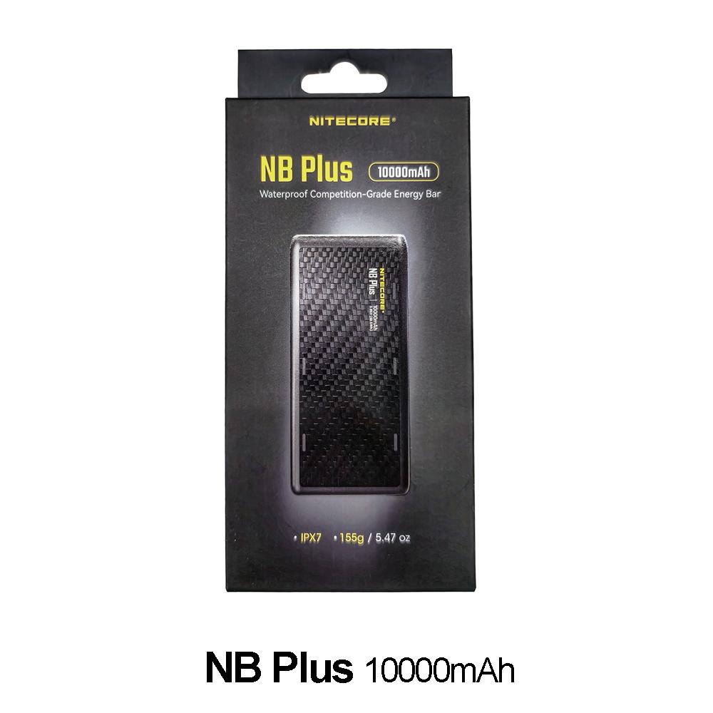 NITECORE 10000mAh NB Plus Power Bank 22.5W Max Output Mobile Powerbank Waterproof USB-C Fast Charge PD QC3.0 Output Only 155g