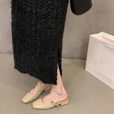 Модные летние женские сандалии с закрытым носком, модные туфли-лодочки с открытым носком для вечеринки, женские уличные слинбэки, сандалии