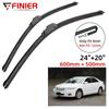 2PCS Wiper Blades For Toyota Camry XV40 2006-2011 24" 20" Fit Front Windshield Windscreen Window Brushes Cutter Accessories 2007 2008 2009 2010 2011