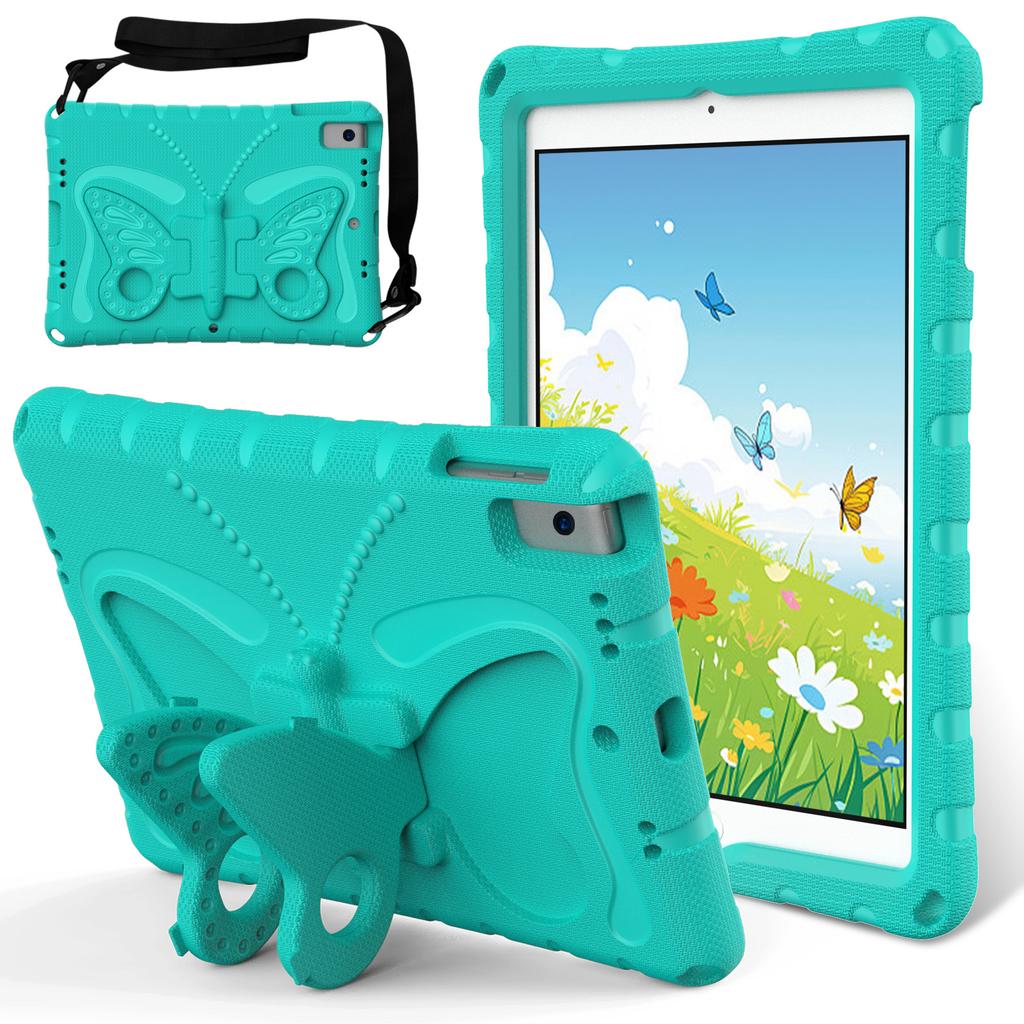 Для iPad 10.2 (2021)/(2020)/(2019)/iPad Air 10,5 дюйма (2019) Чехол с подставкой-бабочкой и ремешком, чехол для планшета из ЭВА