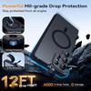 Роскошный матовый чехол для Samsung Galaxy S26 S25 S24 S23 Ultra Plus FE A56 A36 A26 A17 A16 S25Edge Magsafe Беспроводная зарядка Чехол