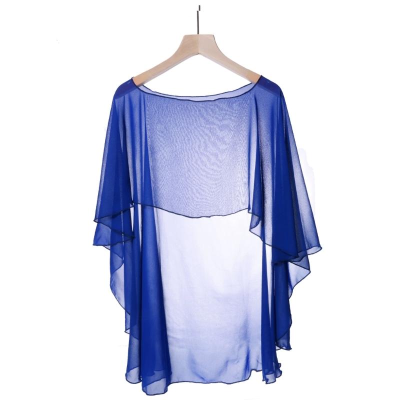 Стильный шарф-палантин с прозрачными рукавами-колокольчиками для защиты от солнца, повседневная одежда, пляжный отдых, накидка на плечи, женский аксессуар