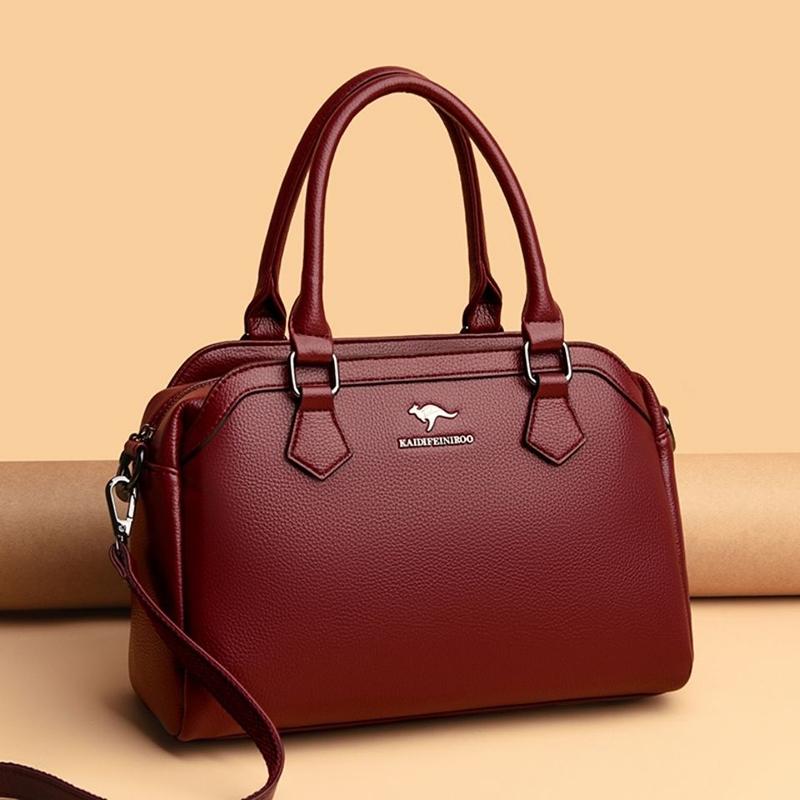 Сумка с несколькими карманами, кошельки из натуральной яловой кожи, роскошная дизайнерская сумка через плечо, элегантная сумка-тоут для женщин