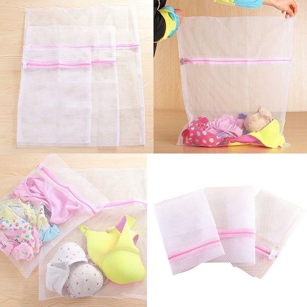Fine and Coarse Net Zippered Laundry 3 Sizes Clothes Protection Net Lingerie Clothes Washing