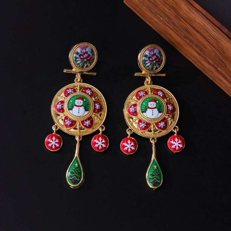 Elegant Vintage Royal Style Earrings With Peace Doves Charm And Delicate Bell Design Stylish Ear Pendant For Women