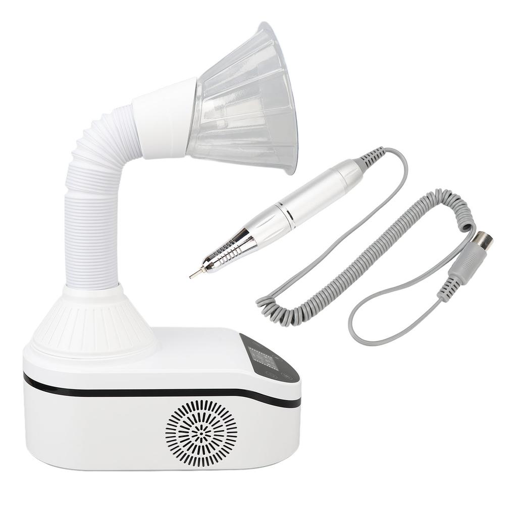 230W Nail Dust Cleaner Intelligent 2 In 1 Nail Drill Grinding Dust Collector Machine with Plastic