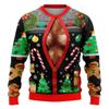 Funny Christmas Sweater Men Women Pullover Xmas Sweatshirt Ugly Graphic Y2k Sweatshirts for Holiday Party Loose Men's Clothing