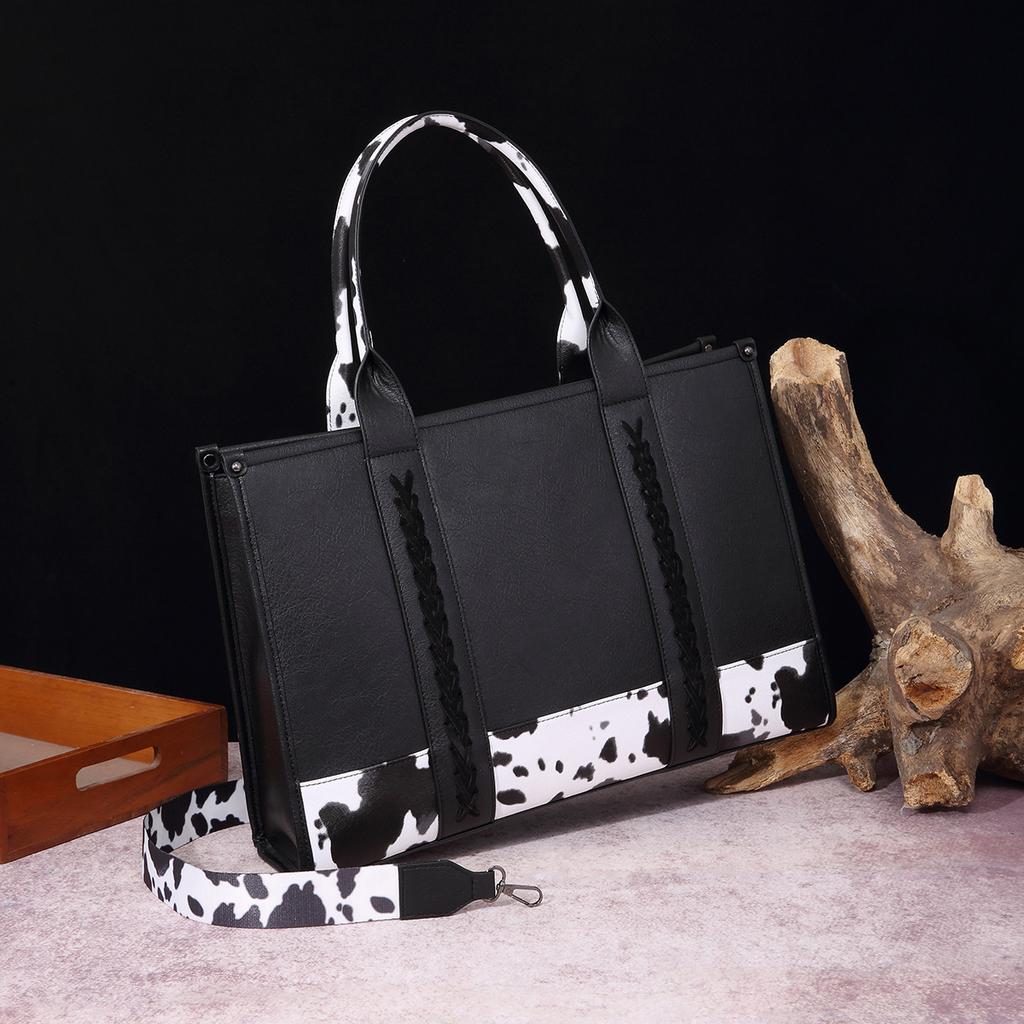 Винтажная хлопковая и льняная с принтом женская сумка через плечо в западном стиле, богемная, портативная, мессенджер