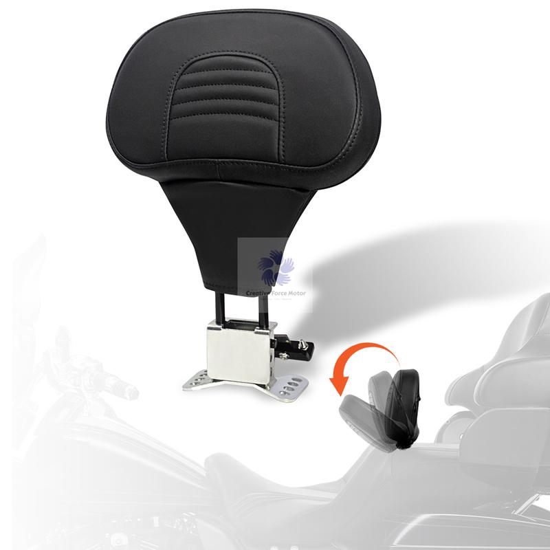 Мотоциклы Переднее Сиденье Водителя Подушка Спинки Регулируемая Для Harley Davidson Touring Road King Street Electra Glide 2009-2025