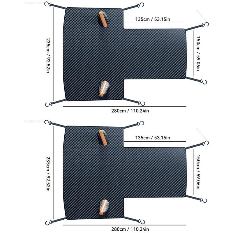 Xiaomi Thickened Car Windshield Snow Cover Frost Ice Shield Waterproof Windproof UV Sunshade for Sedan SUV Winter Auto Accessories