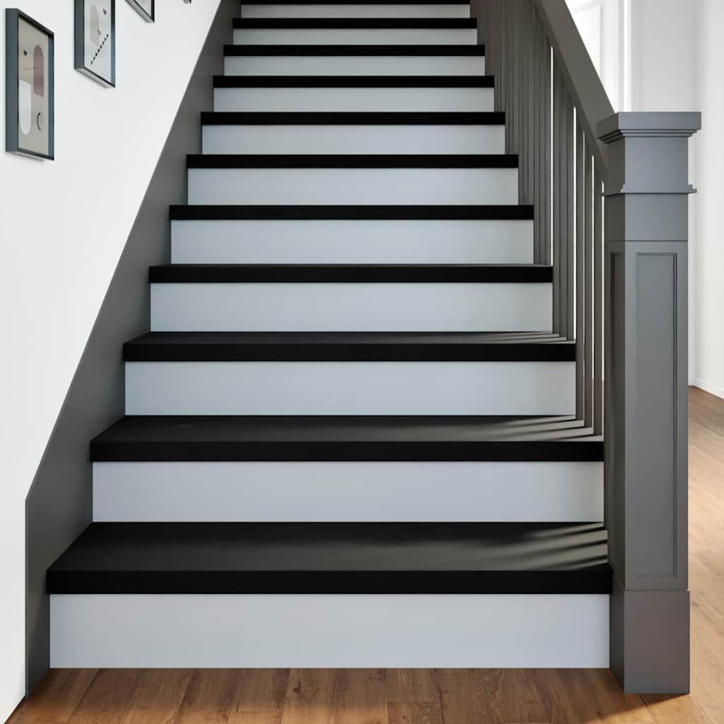 Vidaxl Stopnie Schodowe, 8 Szt. Brązowe 90X30X2 Cm Lite Drewno Dębowe