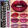 CmaaDu Laser Gold Glitter Lip Gloss Губная помада