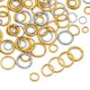 Нержавеющая сталь 18K Позолоченные Разъемные Кольца 3-12 мм для DIY Изготовления Украшений