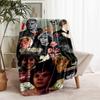 1pc Blanket Evan Peters1 Print Design, Lightweight Blanket for Sofa, Bed- Soft &Warm, Gift for All Seasons like Christmas, Halloween