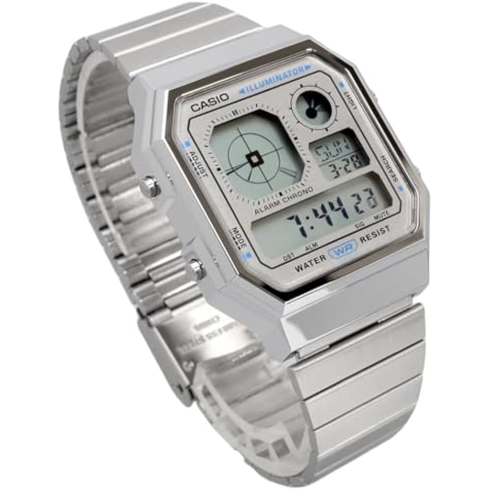 Casio CASIO Стандартные цифровые наручные часы с аналоговым дисплеем Серия Vintage A130WE-7A Унисекс Сре...