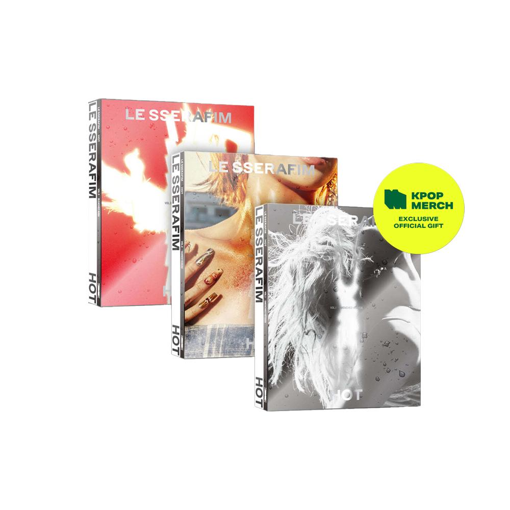 LE SSERAFIM ГОРЯЧЕЙ (5-й Мини) Вкл.. KPOP MERCH POB