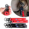 AAAMQ1 For Ford Focus Mustang Ranger Fusion Mondeo Kuga ST Car Styling Keychain Strap Key Holder Lanyard Decoration Auto Accessories