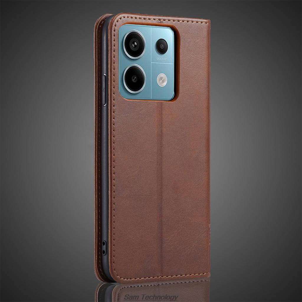 Кожаный чехол с магнитной застежкой для Xiaomi Redmi Note 13 Pro 5G 6.67" Кобура Чехол-книжка Чехол Кошелек Сумки Capa Fundas Coque