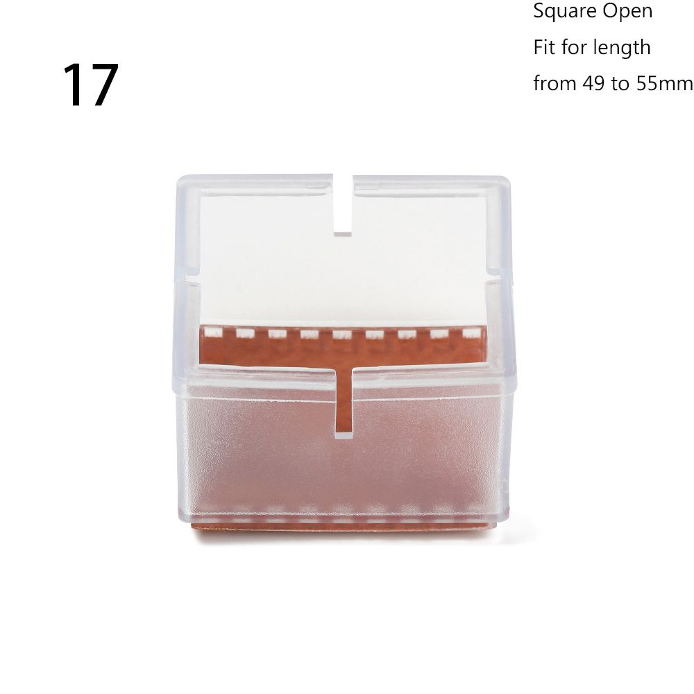 12Pcs/lot Thick Wear-resistant Silicone Floor Protector Chair Leg Caps Anti-slip Pad Table pads