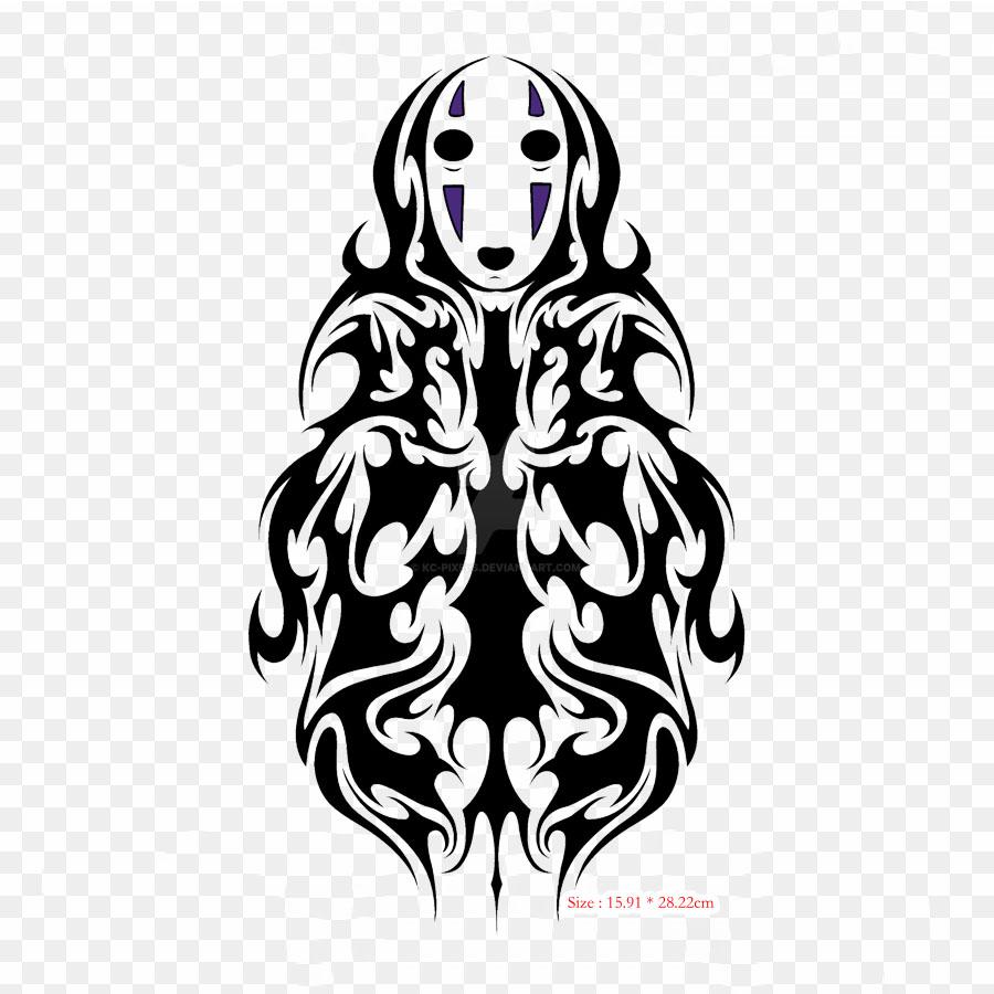 Totoro Tribal Kaonashi Drawing Iron On Patches For Clothing Applique Stickers On Clothes Heat-Sensitive Custom Patch