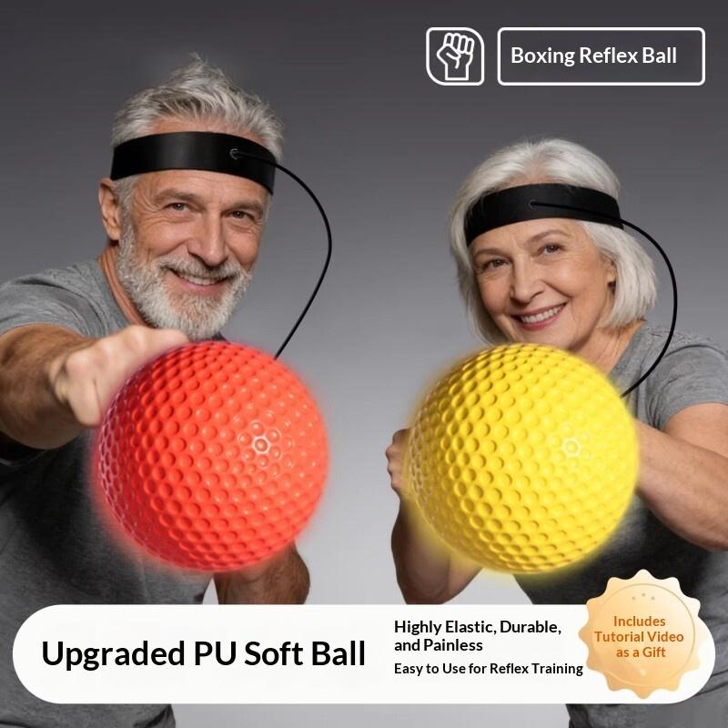Boxing Speed Ball with Soft Elastic Headband Lightweight Black Reflex Punching Ball for Adult Kids Daily Workout Exercise