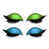 2 Lazy Stickers Eye Shadow Eyelash Pairs Reusable Eye Makeup Stickers