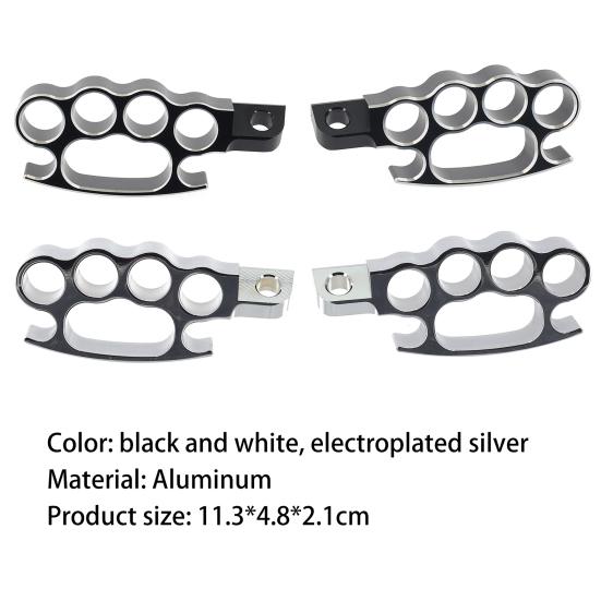 2 шт. Подножки для коленей, прочные алюминиевые мотоциклетные подножки-педали, совместимые с fxcw