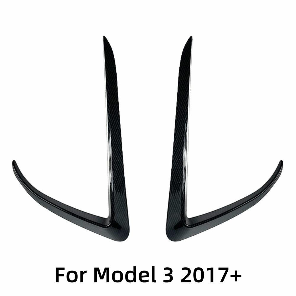 1 пара Накладка на противотуманную фару Комплект обвеса для Tesla Model 3 2017+ Model Y 2019-2024 Улучшение кузова