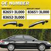 Exterior Handles Door Right 2X Side Front&Rear Fit 2006-2011 Azera Hyundai