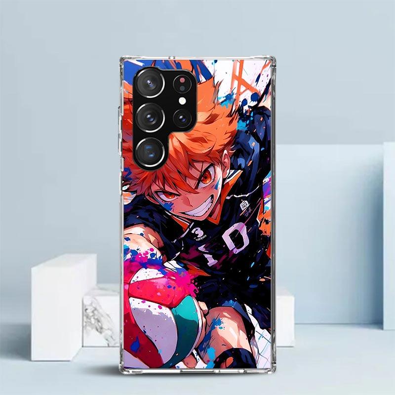 Чехол-книжка Haikyuu Oya Волейбол Аниме для Samsung Galaxy S25 Edge S26 S24 S23 Ultra Чехол для телефона S22 S21 Plus S20 FE Печать Патте