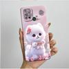 Phone Case For Realme 7I RMX2103 C17 Shockproof Case For Realme C17 Pretty Flowers Liquid Soft Silicone Back Cover Bumper Fundas