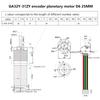 12V24V Mini DC 32-31ZY Miniature All-metal Planetary Gear Reducer Motor with Brush DC Low-speed Small Motor Large Torque Motor