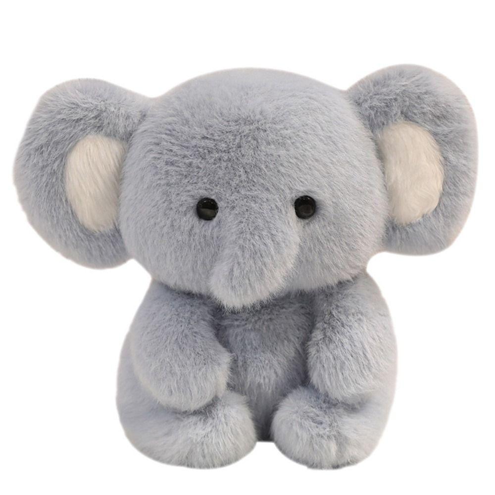 Elephant Plush Companion Doll 15cm Animal Plush Toy Fashion Stuffed Animal Pillow  Desk