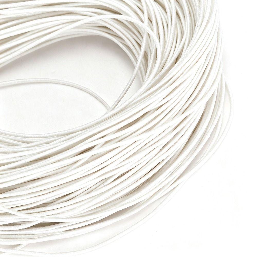 100m Length Stretchy String Rope Black Waxed Polyester Cord Elastic Beading Cord Bracelet Craft
